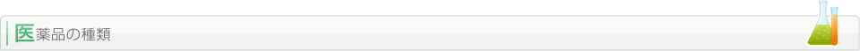 医薬品の種類